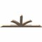 Ekena Millwork Richland Smooth Timber Gable Bracket, Douglas Fir, 96"W x 36"H x 3 1/2"D x 5 1/2"F, 9/12 Pitch GBW096X36X0406RIC00SDF - alternate 4